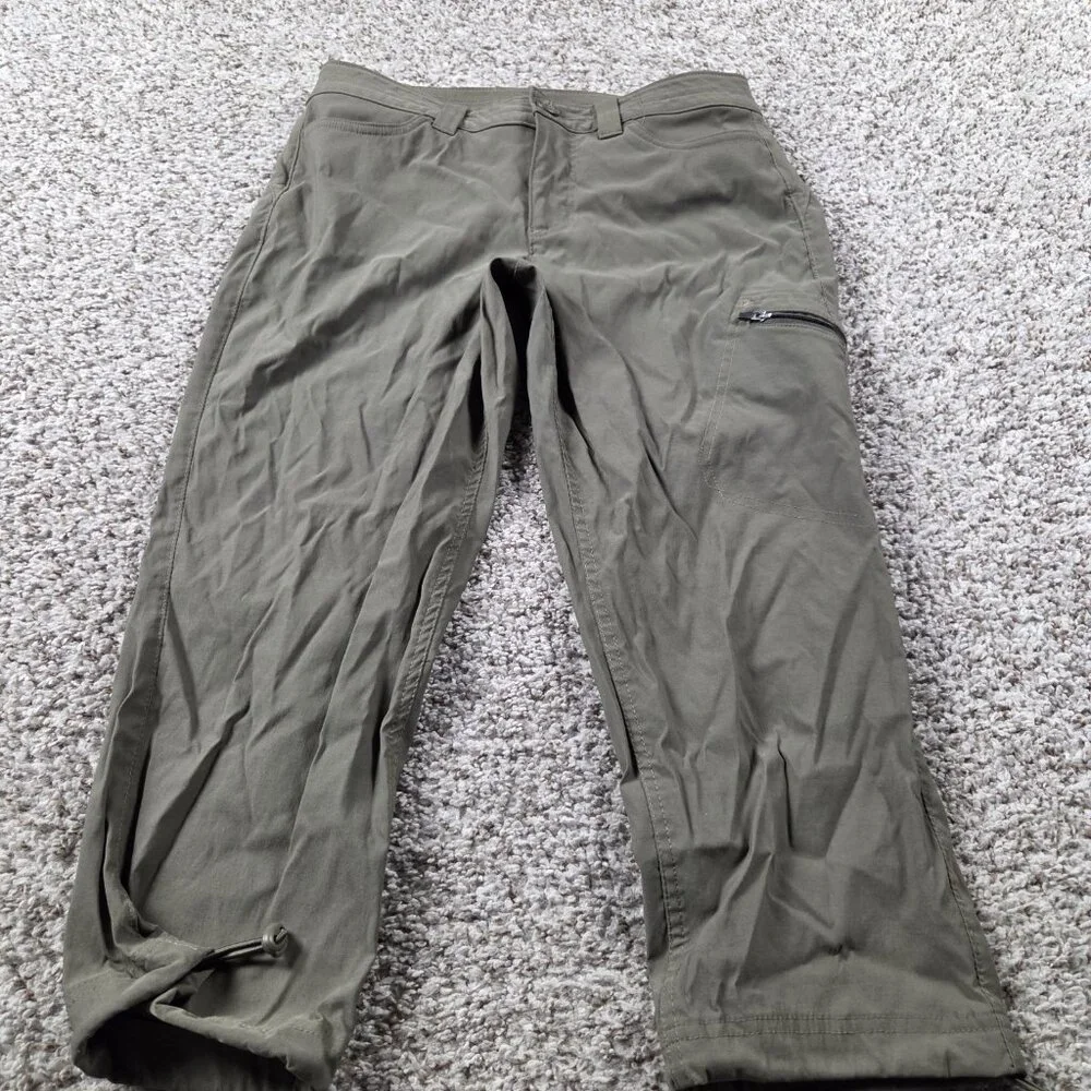 Lot Eddie Bauer Capri Pants Womens 4 Stretch Lightweight Crop Travel Hike - Picture 2 of 10